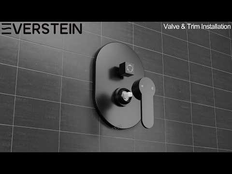 How to Install the EVERSTEIN SFS-1058-BK10 Wall-Mount Shower System with Dual Round Heads
