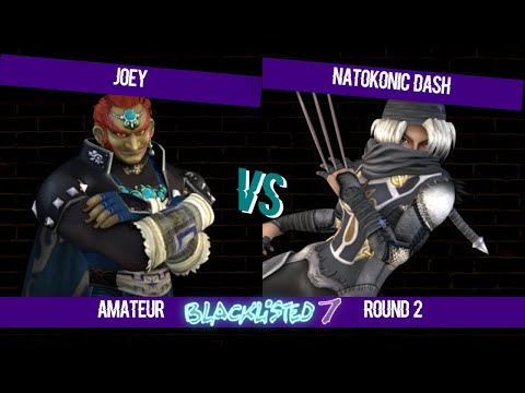 Blacklisted 7 Amateur WR2 - Joey (Sheik, Ganondorf, Olimar) vs Natokonic Dash (Sheik)