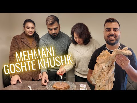 Cooking Afghan Gosht-e-Khushk for a Family Mehmani | گوشت‌خشک افغانی | Hilaamassi Vlog 332