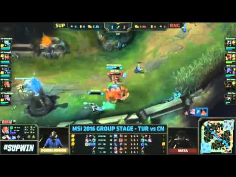 SUP Vs RNG SUP Dumbledoge 2 de 2  MSİ 2016