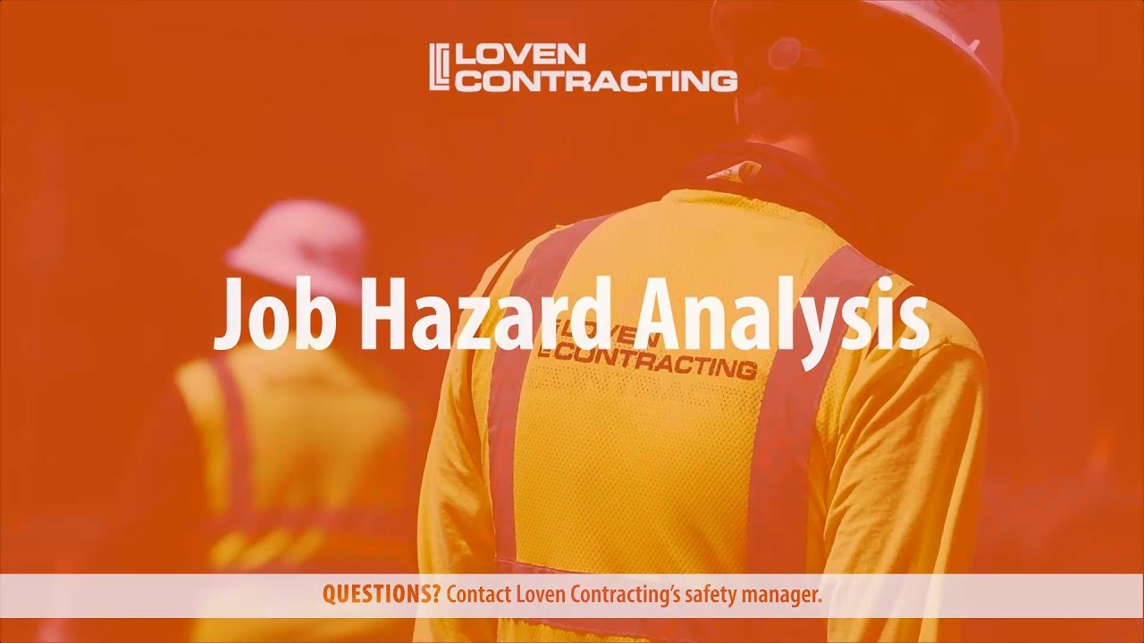 Toolbox Talk: Job Hazard Analysis