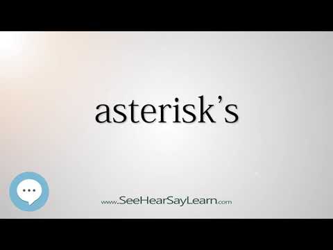 asterisk's