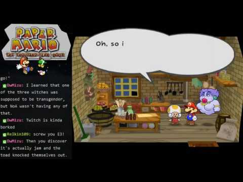 Paper Mario TTYD - Contact lense for a bitch