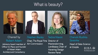 RIBA Policy: A conversation hosted by RIBA at the Office for Place event - What is beauty?