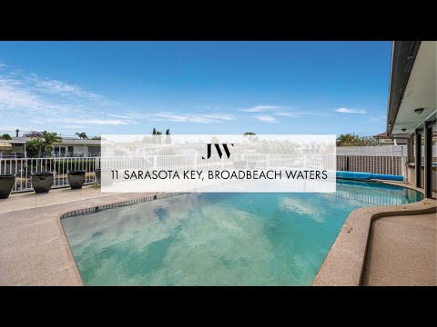 11 Sarasota Key, Broadbeach Waters, QLD 4218, 3 غرف, 2 حمامات, House