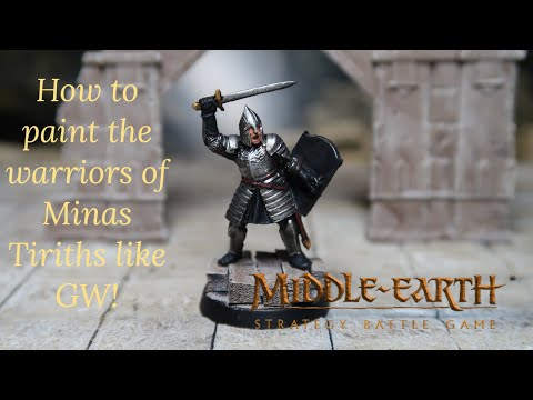 How to paint the Warriors of Minas Tirith like Games Workshop!