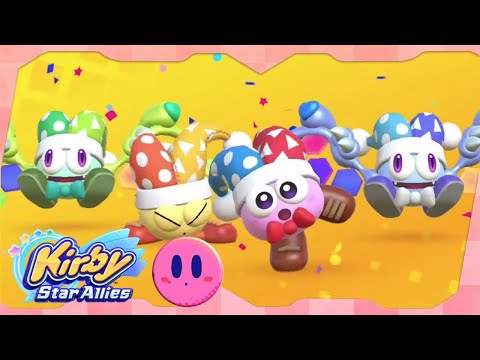 4 Marx vs Soul Melter EX | Kirby Star Allies ᴴᴰ