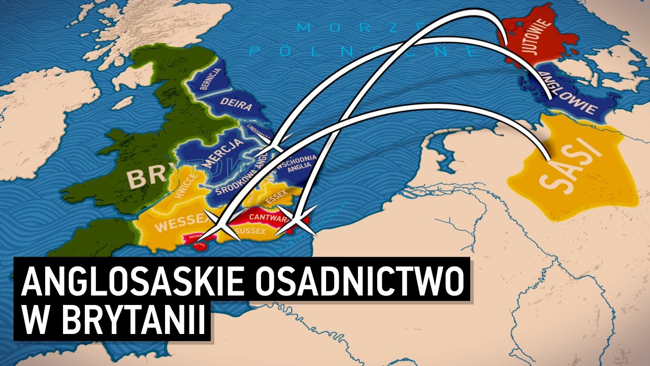 Historia Anglii: Najazd Anglosasów na Brytanię