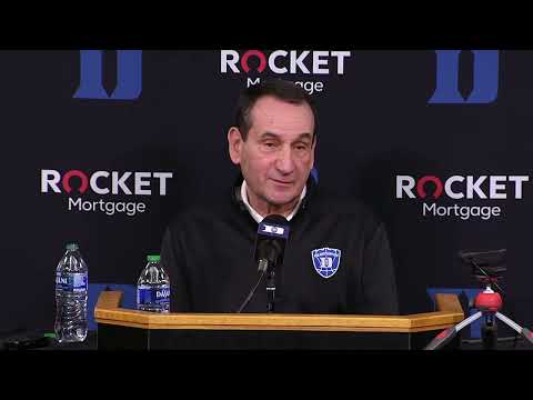 Coach K Pre-Final Four Press Conference