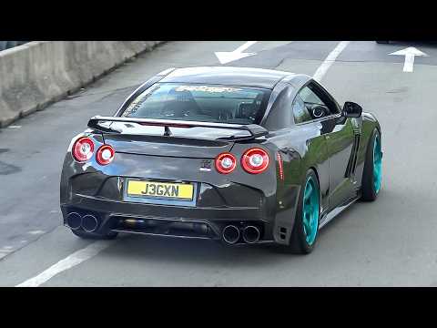 Cars Leaving a Car Meet!