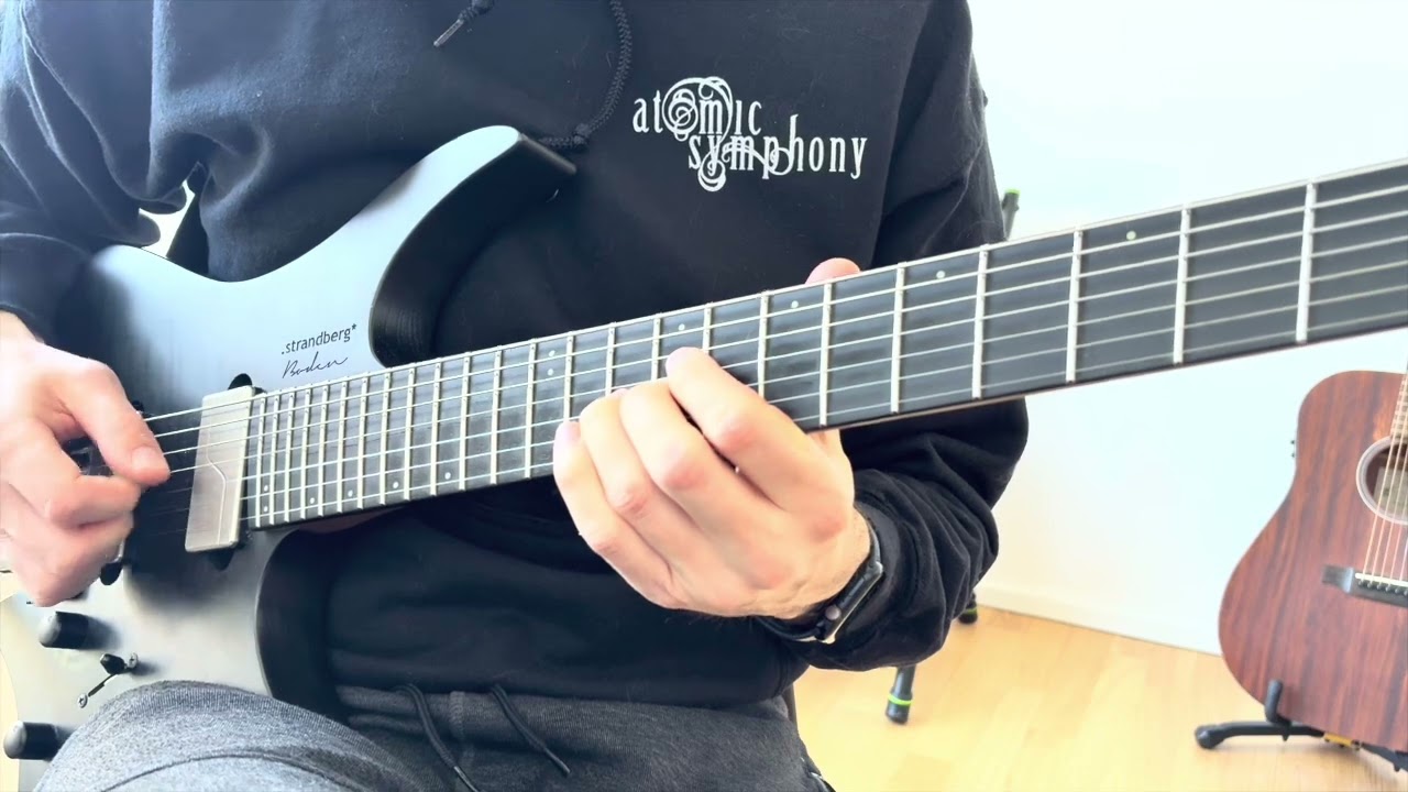 Roberto Barlocci playing a short melancholic original instrumental on electric guitar