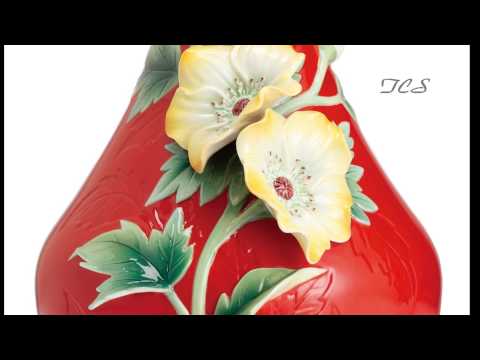 Franz PorcelainFlower of Treasures vase