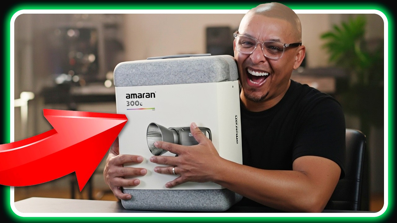 Por Que Todo Criador de Conteúdo FICA LOUCO com uma dessa? Super Softbox Amaran 300c