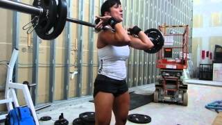 clean and front squat exercise video thumbnail