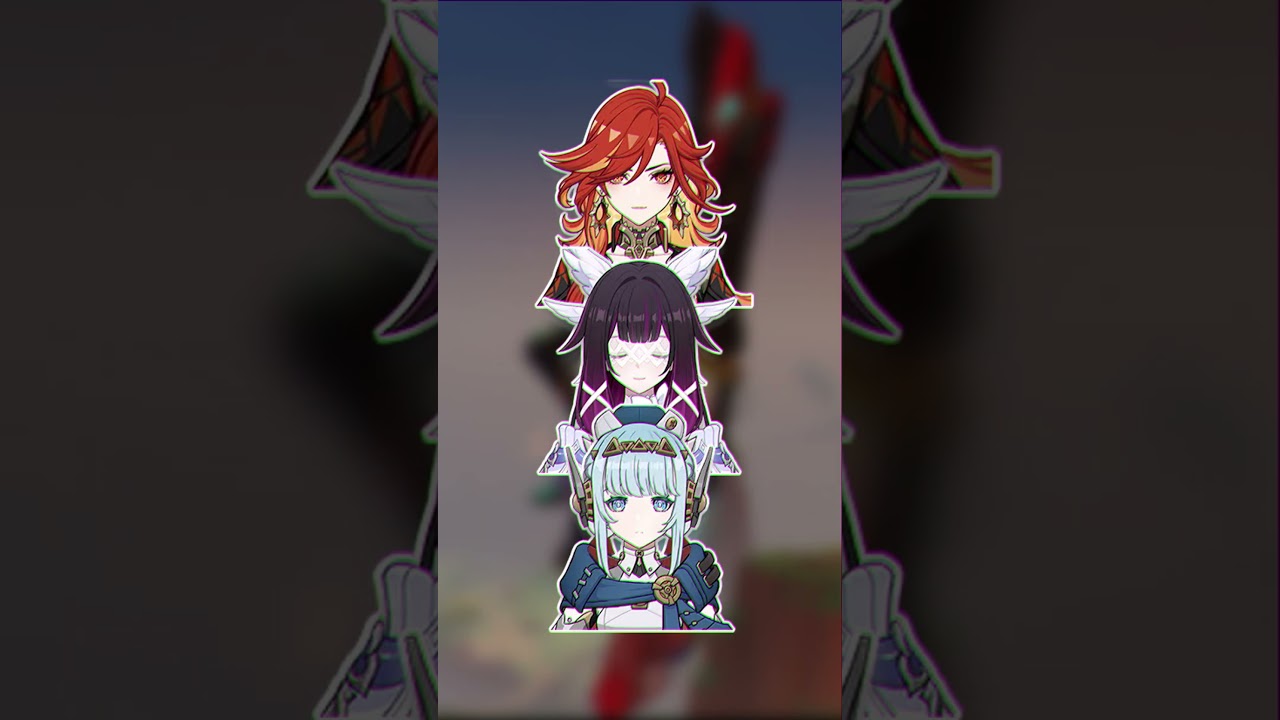 【原神】なぜか許されているチャスカの4元素攻撃 #原神 #genshinimpact #原神ショート