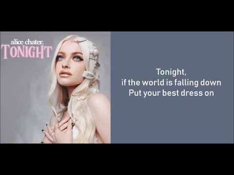 Alice Chater - Tonight (Lyric Video)