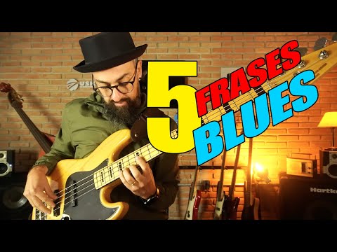 5 FRASES BLUES NO BAIXO (Passo a Passo) | Ep469