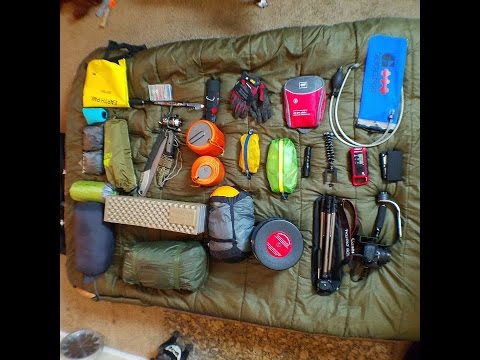 5 Day Backpacking gear loadout