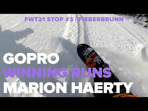 FWT21 Stop #3 Fieberbrunn | Marion Haerty GoPro Winning Run