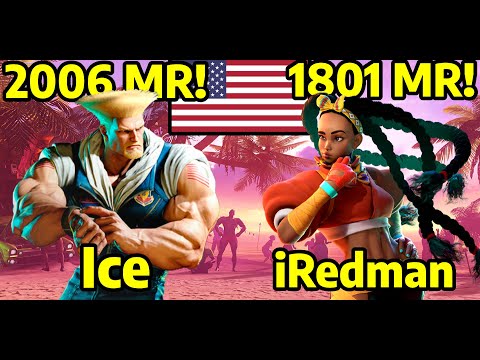 🔥 STREET FIGHTER 6 ➥ Ice (GUILE ガイル) VS. iRedman (KIMBERLY キンバリー) 4K MASTER RANKS 🔥