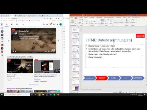 01 HTML Grundlagen - Grundgerüst (body und head), Regeln, Strukturen