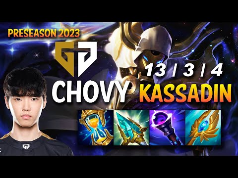 Gen Chovy KASSADIN vs SYNDRA Mid - KR Ranked