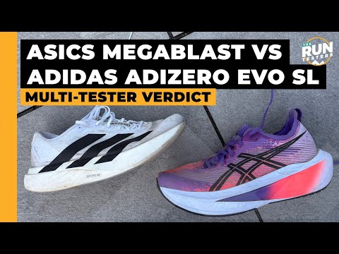 Asics Megablast vs Adidas Adizero Evo SL: Two of the best shoes of 2025 compared