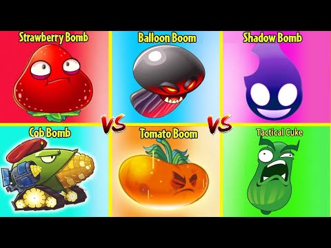 Random 25 AOE Plants Power-Up Battlez - Who Will Win - Pvz 2 Plant vs Plant