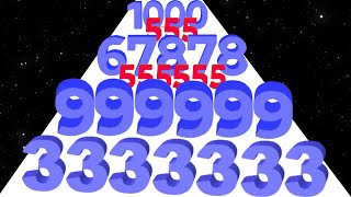 Merge Number Run Master (vs) Digit Shooter - ASMR Gameplay Freeplay, Math Game) New Update