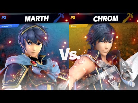 Lawwwrry (Marth) vs SILVIS (Chrom, Roy) - Smash Ultimate Friendlies