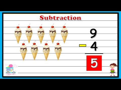 Basic Subtraction |Subtraction For Kids |Learn To Subtract |Subtract |Premath Concept |Subtraction