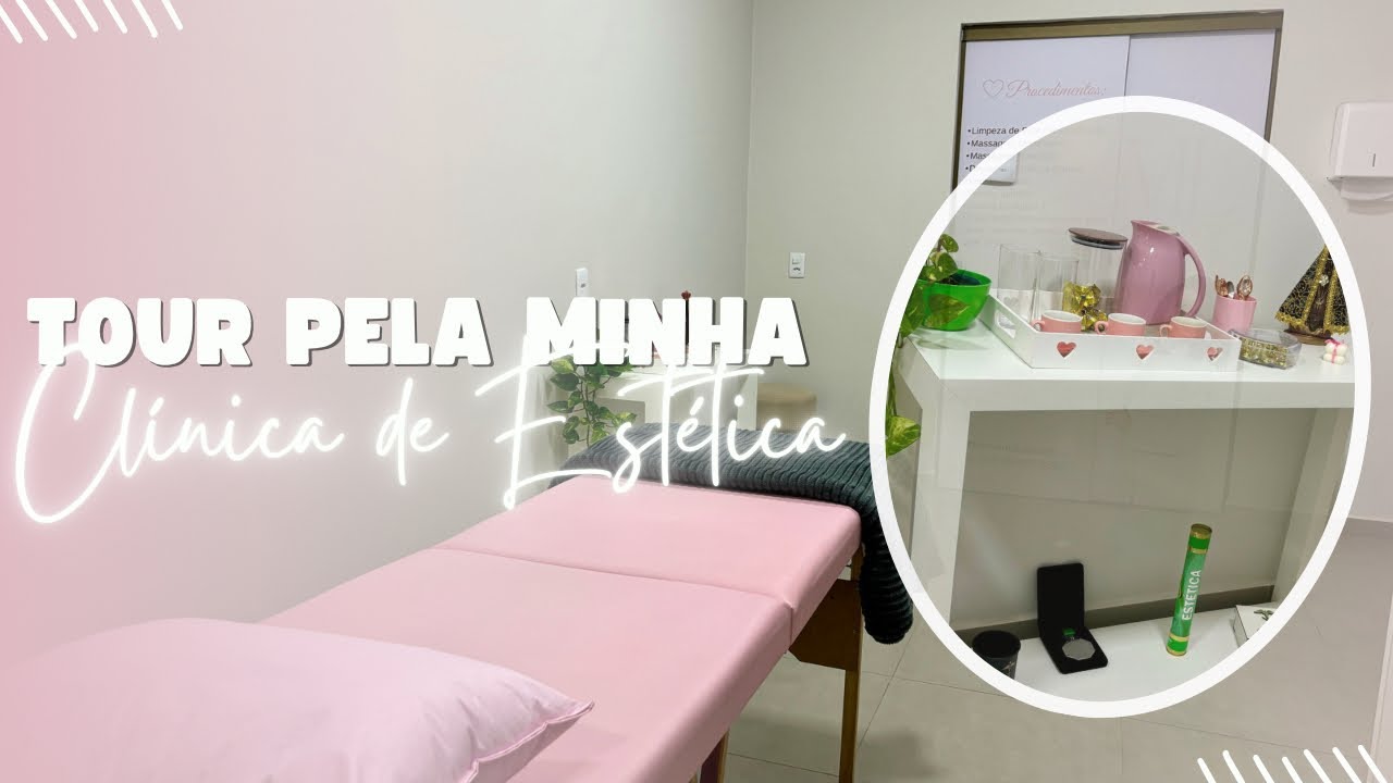 Tour pela minha clínica de Estética 🌷 #tour #clinicaestetica