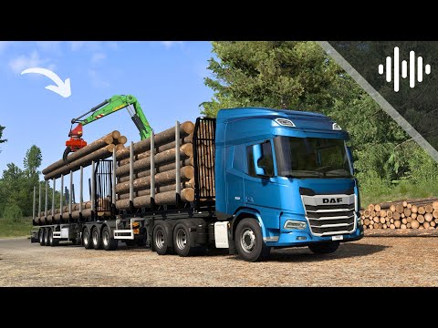 Hauling Logs In The Nordic Horizons DLC! | Early Access | Euro Truck Simulator 2 (ETS2) Showcase