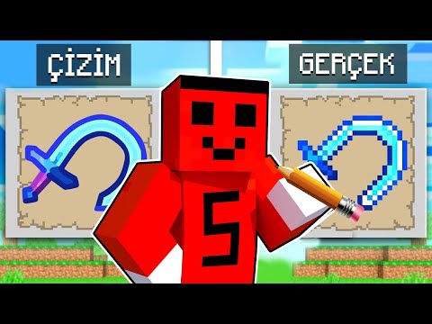 EVERYTHING SAMET DRAWS COMES REAL!! - Minecraft