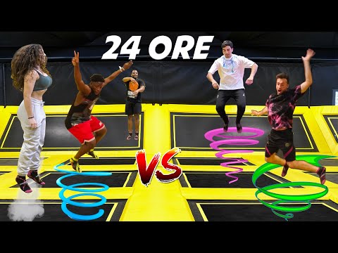 The last one to stop jumping wins €200!! *Blacks VS Whites*