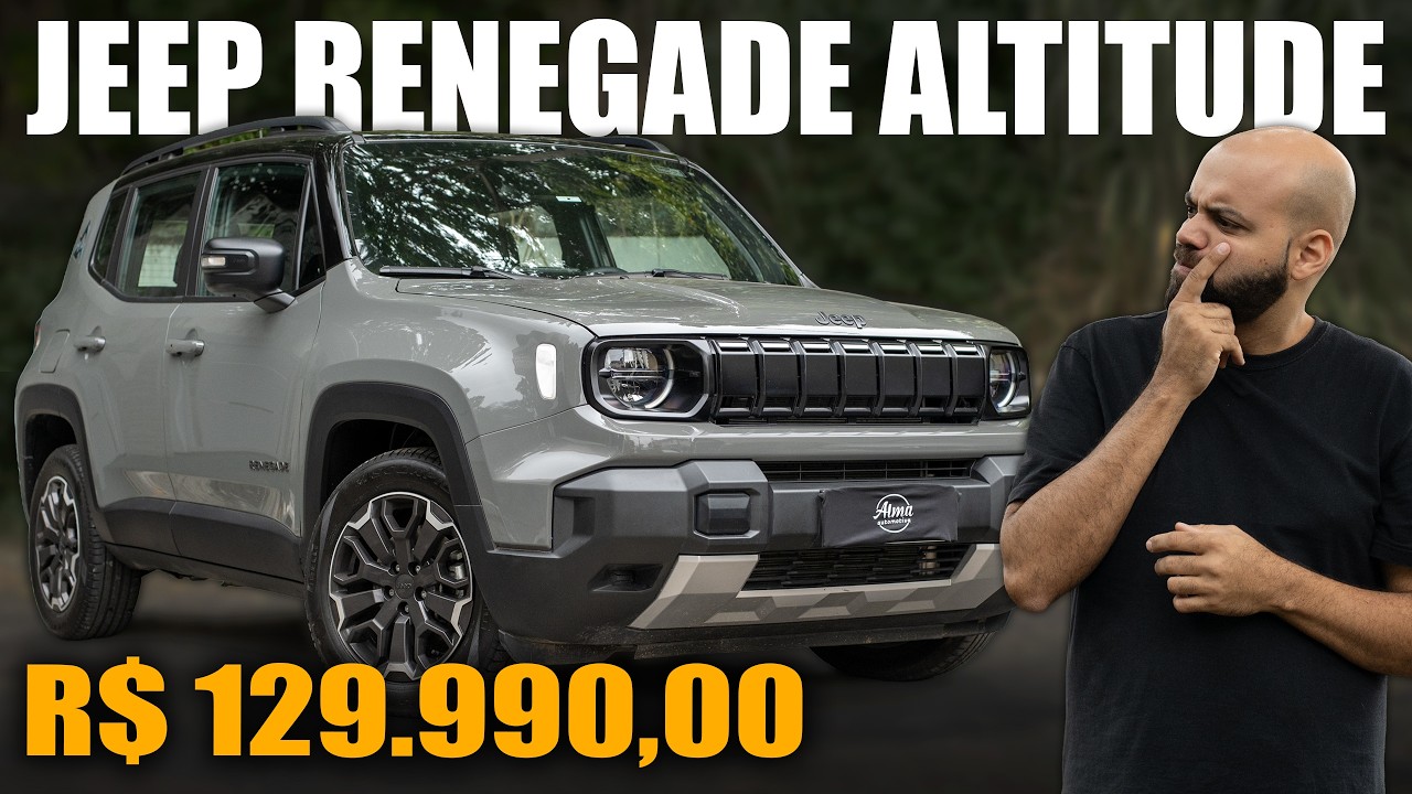 RENEGADE DE ENTRADA é a melhor compra por R$129.990,00! Porque?