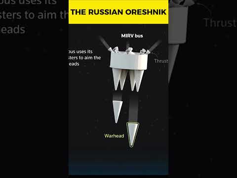 How does Russia new Oreshnik missile work? #russia #russiaukrainewar #russiaukraineconflict