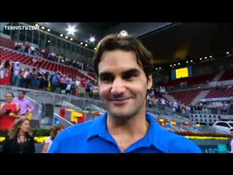 Federer Discusses Madrid Final Victory Over Berdych