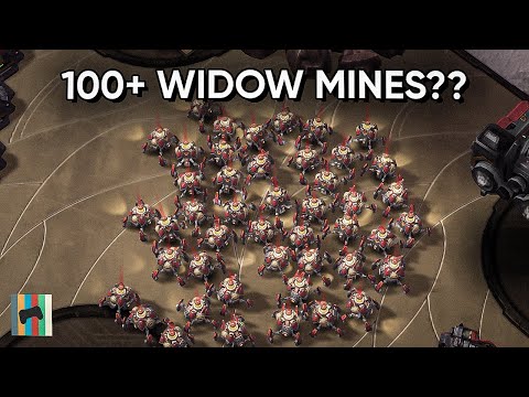 Mass Widow Mines... - Starcraft 2 - LAGTV