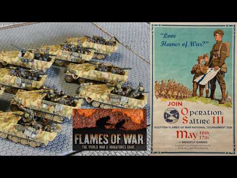 Flames of War Battle Report - Tank Training Company vs Battle Weary Rifles