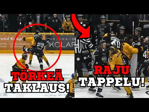 Rajuja tappeluita ja törkeitä ulosajoja - SM-liigan huippuhetket