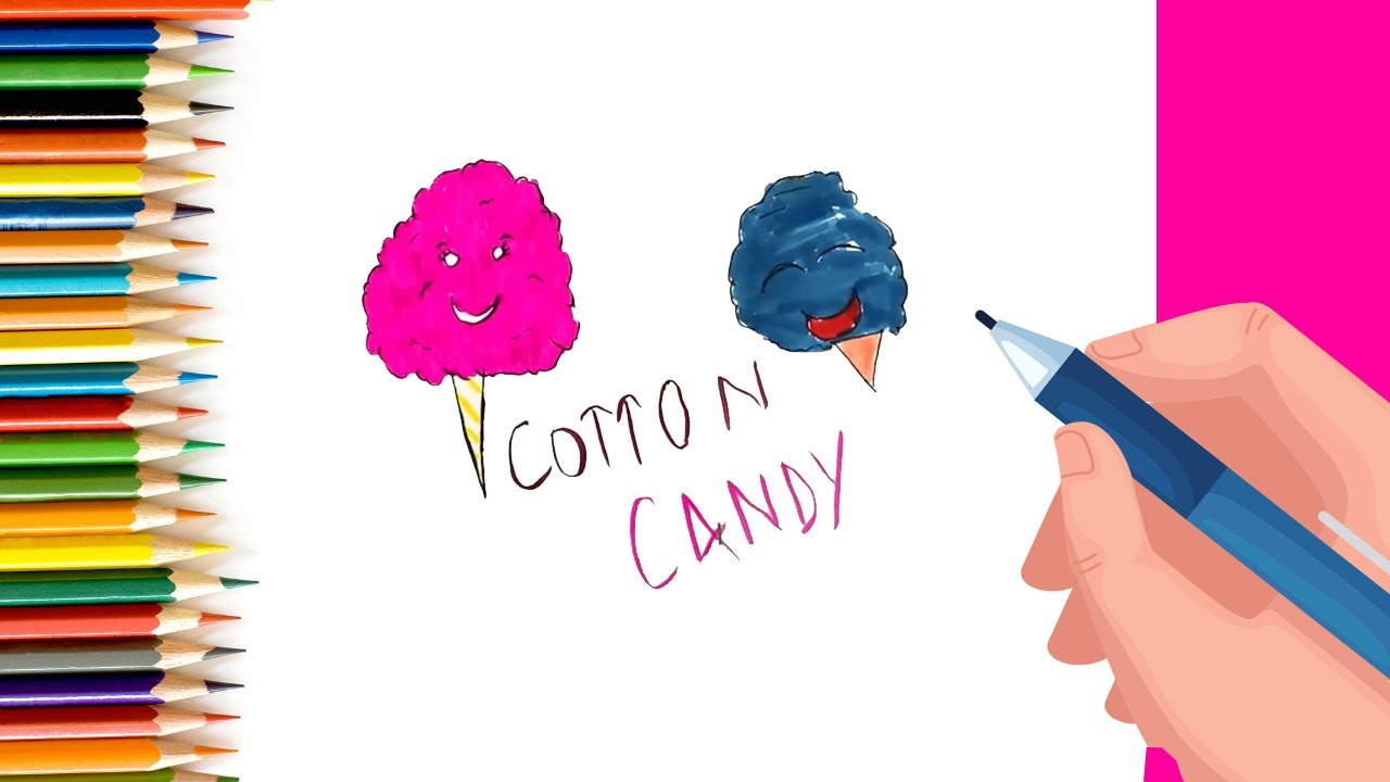How To Draw Cotton Candy