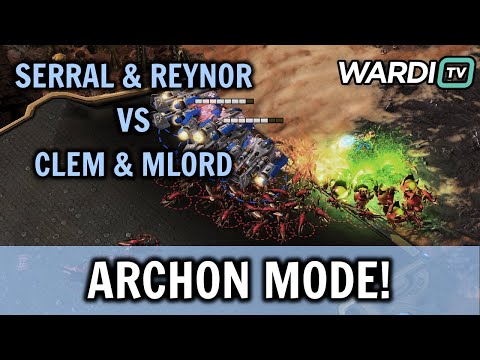 Serral & Reynor vs Clem & MarineLorD - ARCHON MODE! (ZvT)