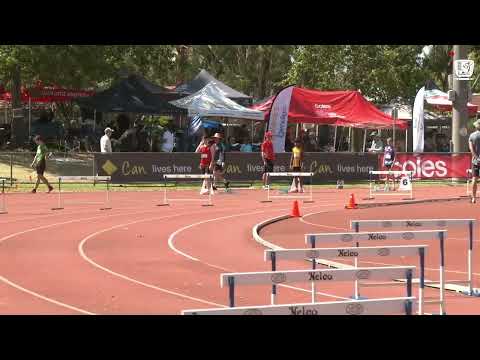 Boys U13 200m Hurdles Timed Final 2: 2023-24 State Track and Field Championships