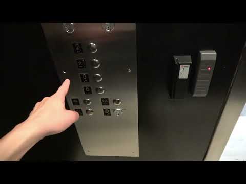 EPIC MOTOR! Montgomery Traction Elevator at Bates Law Center, U of H in Houston, TX.