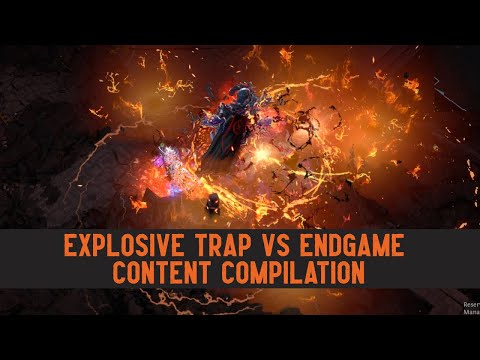 Explosive Trap Saboteur VS Conquerors, Shaper, Uber Elder & Metamorph