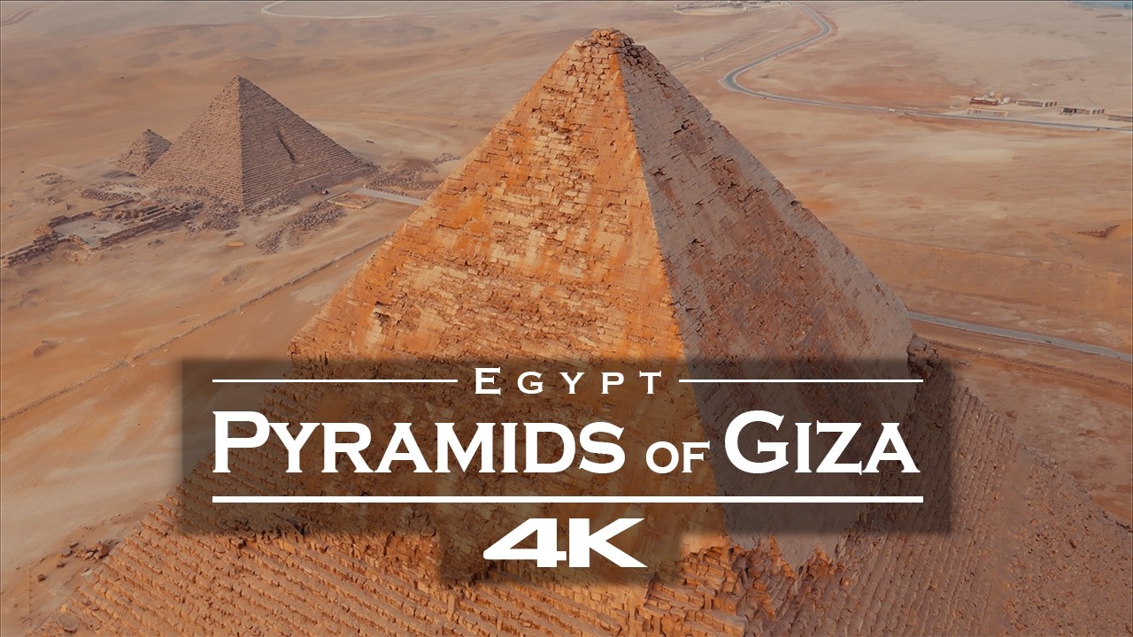 Pyramids of Giza in 4K HDR 🇪🇬 | Stunning Drone Views of Egypt's Ancient Wonders