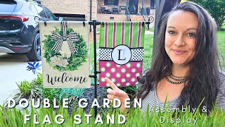 🏡 A Flag Stand That Actually Stays Put | Garden Flag Holder Review + Setup 🌿