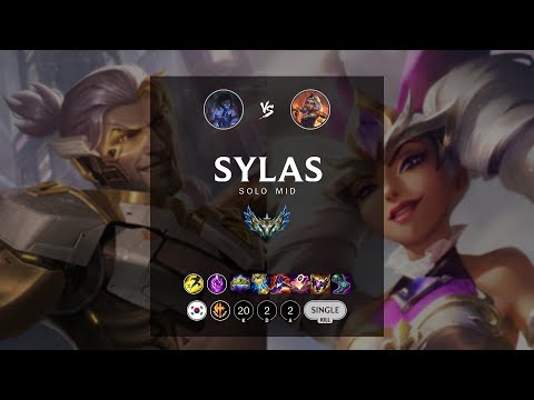 Sylas Mid vs Qiyana - KR Challenger Patch 12.13