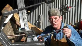 Do-It-Yourself Log Furniture Welding on Arms by Mitchell Dillman